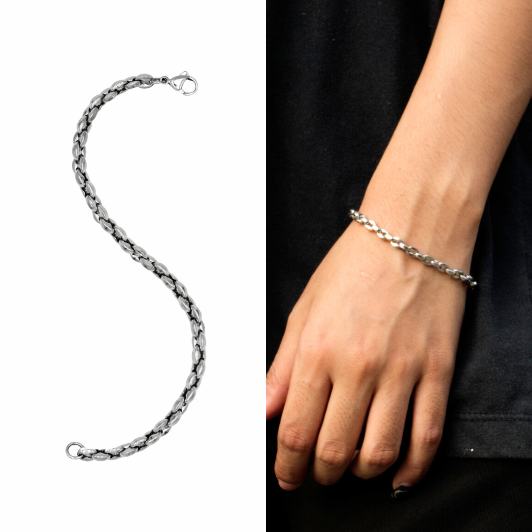 ZR5 สร้อยข้อมือสแตนเลส ขนาด 5mm