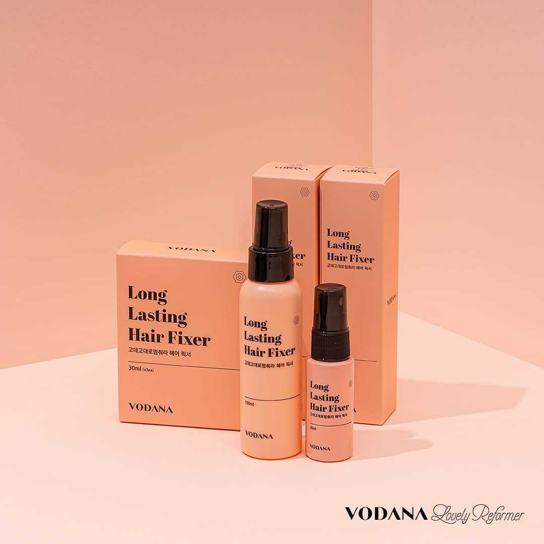 ( พร้อมส่ง ) VODANA Long Lasting hair Fixer สเปรย์จัดแต่งทรงผมกลิ่นดอกไม้ มี 2 ขนาด