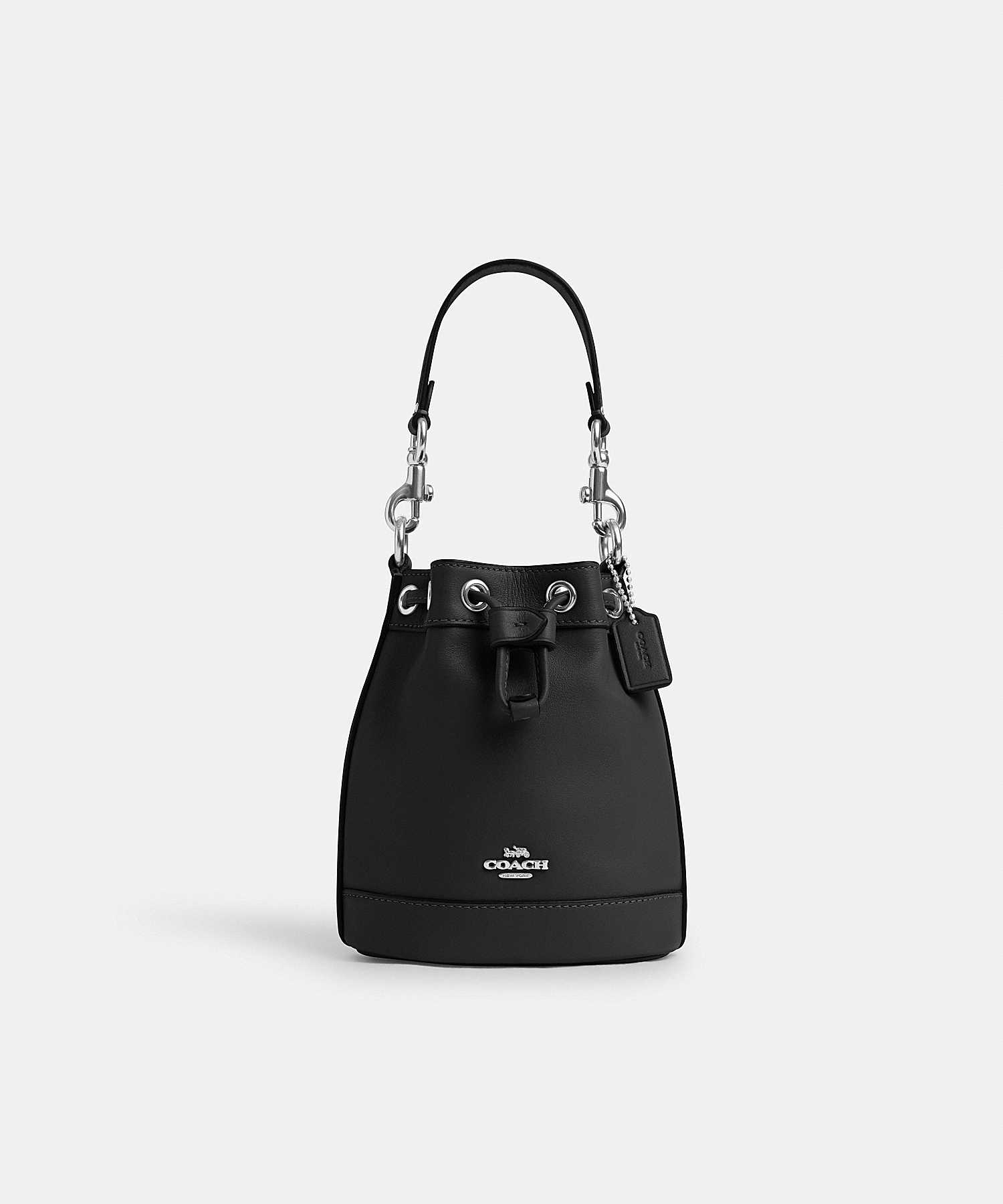 COACH MINI BUCKET BAG CR144 SV/BK