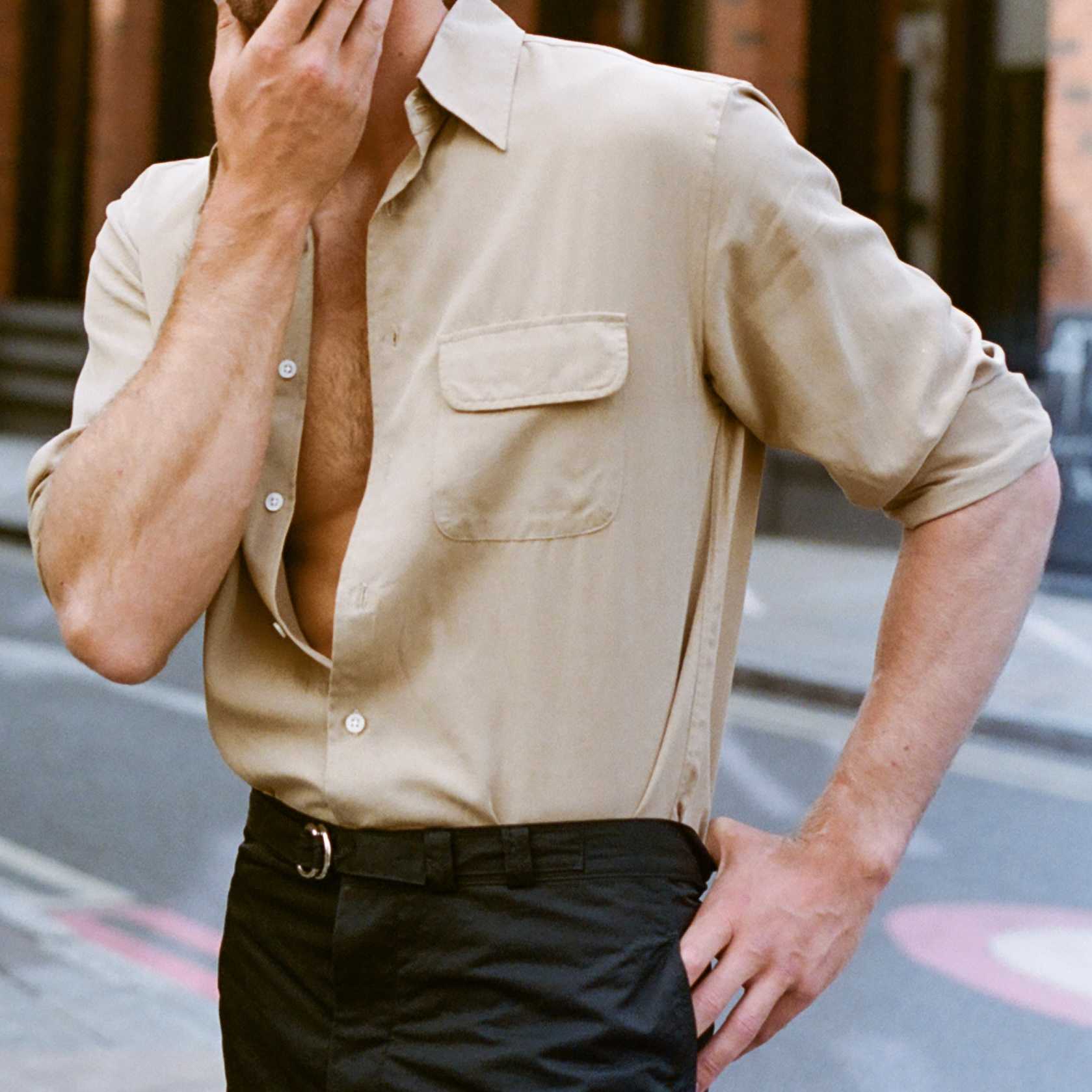 GABRIEL Work Shirt - Khaki