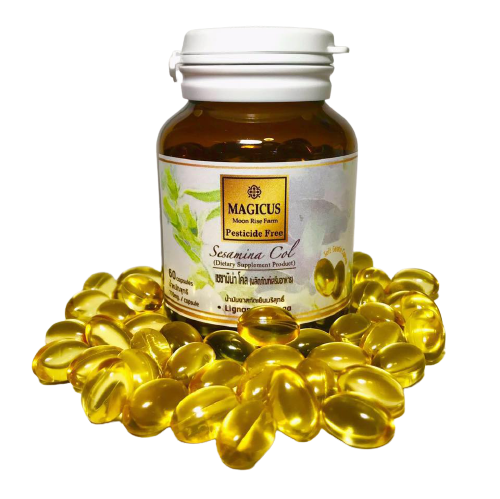 Magicus Sesamina Col น้ำมันงาดำสกัดเย็น