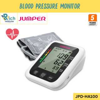 Jumper Blood Pressure Monitor เครื่องวัดความดันโลหิต  [รับประกันตัวเครื่อง 5 ปี จากการใช้ปกติ]