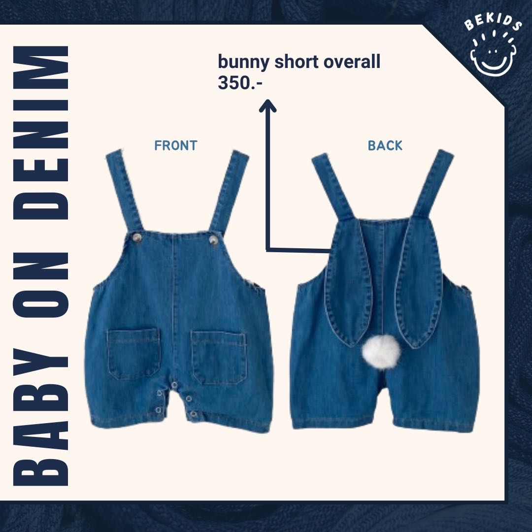 Bunny Overall Denim