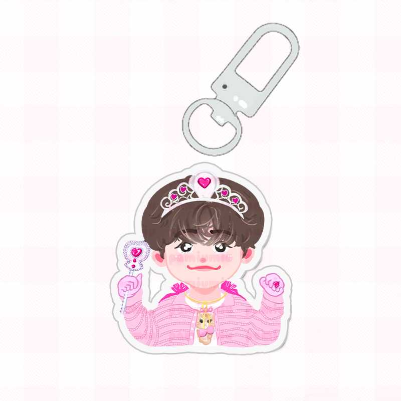 Keyring✨ Princess Fighting! 👑 4cm
