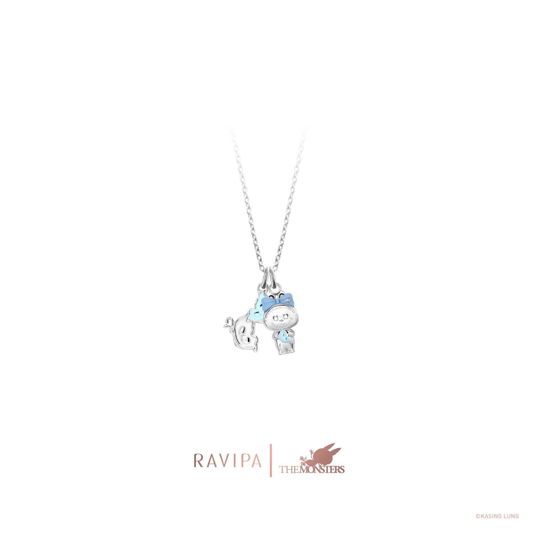 Labubu Baby Butterfly Necklace