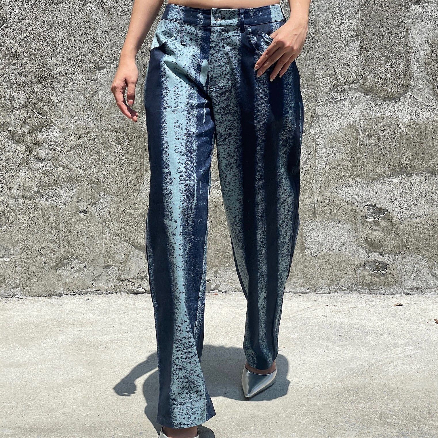SALE MIAOU ECHO PANT - TREADING BLUE
