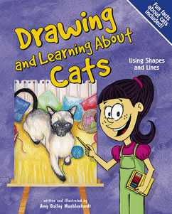 หนังสือภาษาอังกฤษออนไลน์ Drawing and Learnning About Cats  ฝีกทักษะภาษาอังกฤษ พร้อมแบบฝีกหัด