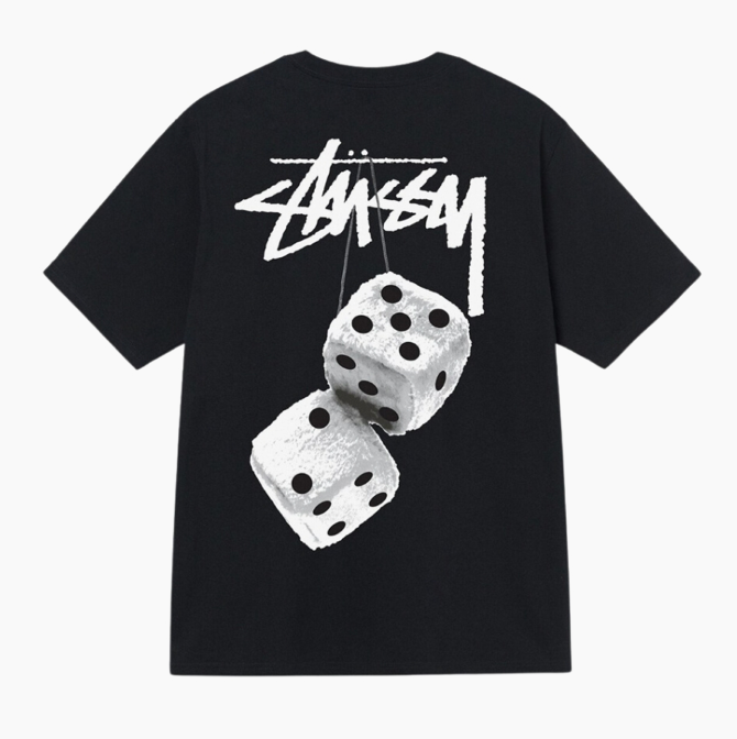 Stussy Fuzzy Dice T-Shirt Black(US)