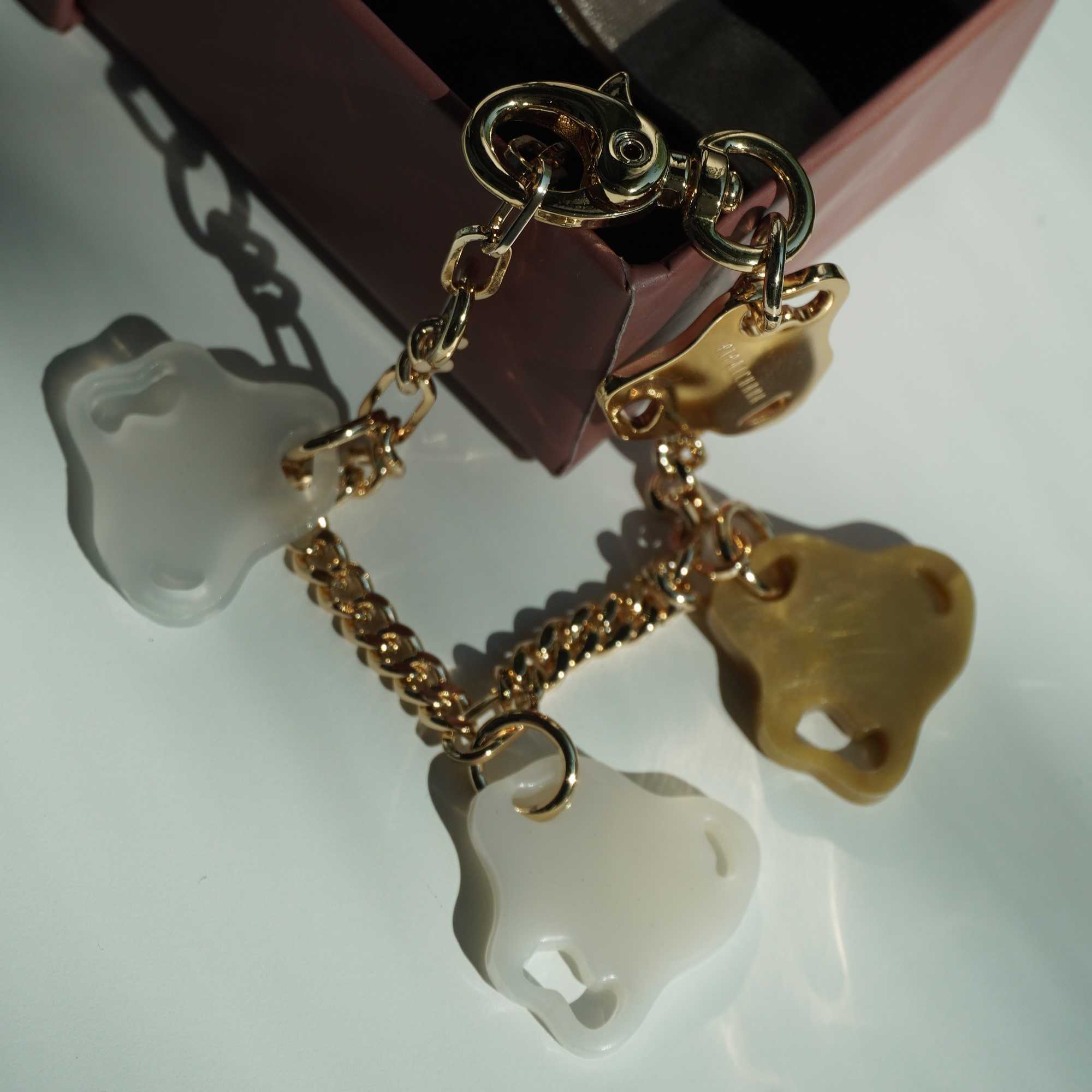 Infinitude Single chain bracelet - White Gold (Free size)