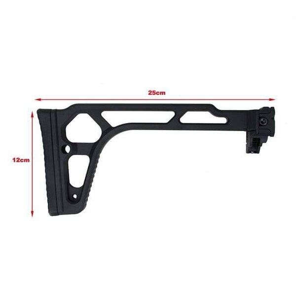 พานท้าย 5KU folding stock with 20mm picatinny rail mount (5KU-343)