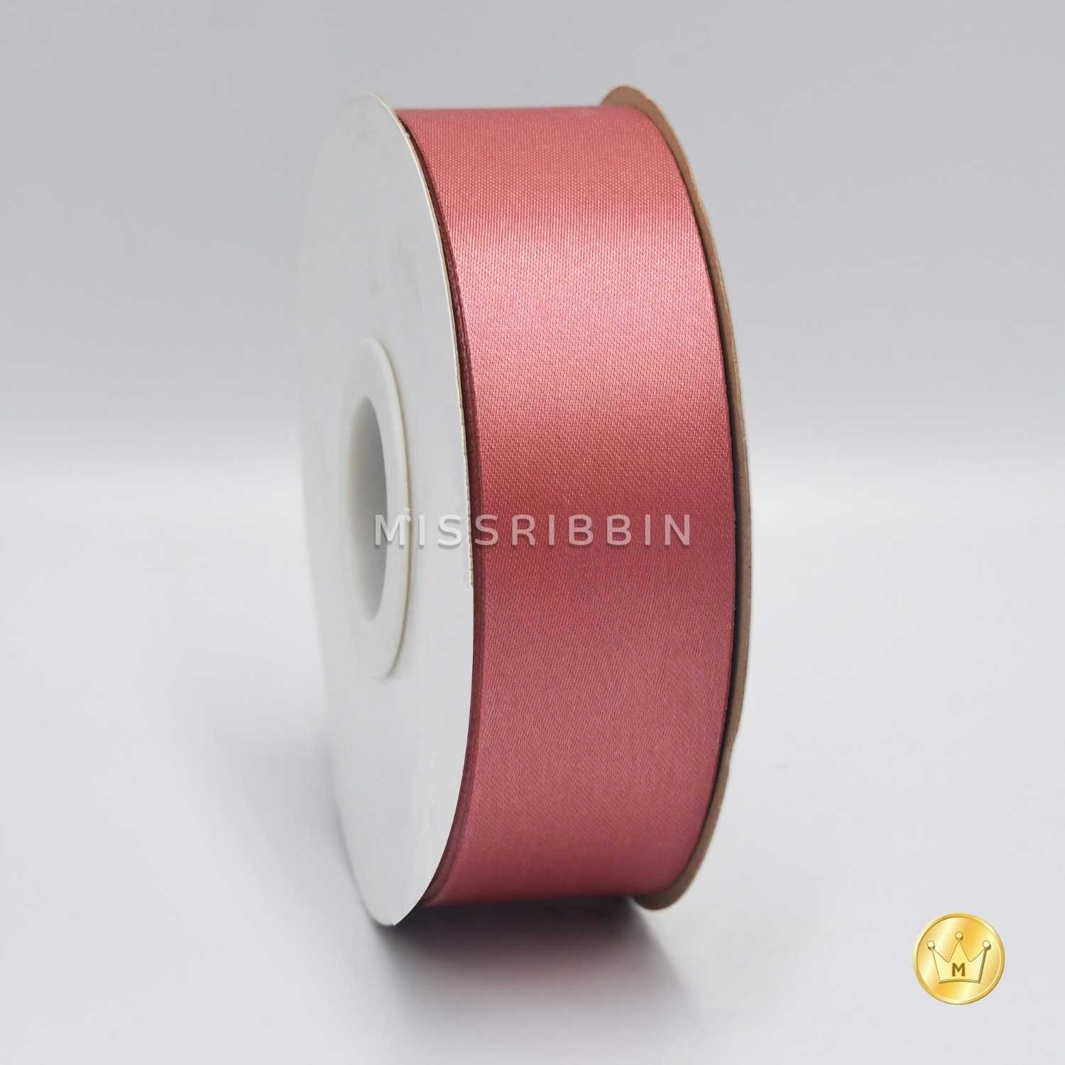 ริบบิ้นผ้าต่วน (สี 216) ม้วนยาว 50/200หลา ขนาด 12 15 21 30 40 50 60มม.