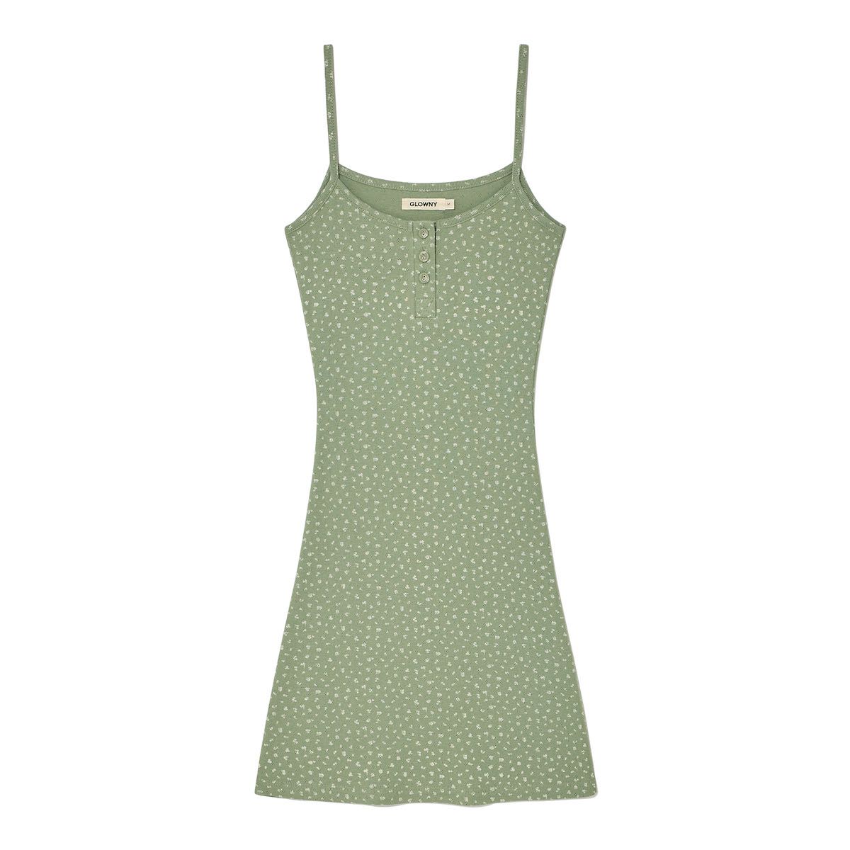 (pre,รวมส่ง) PROVINCE EYELET CAMI DRESS /glowny