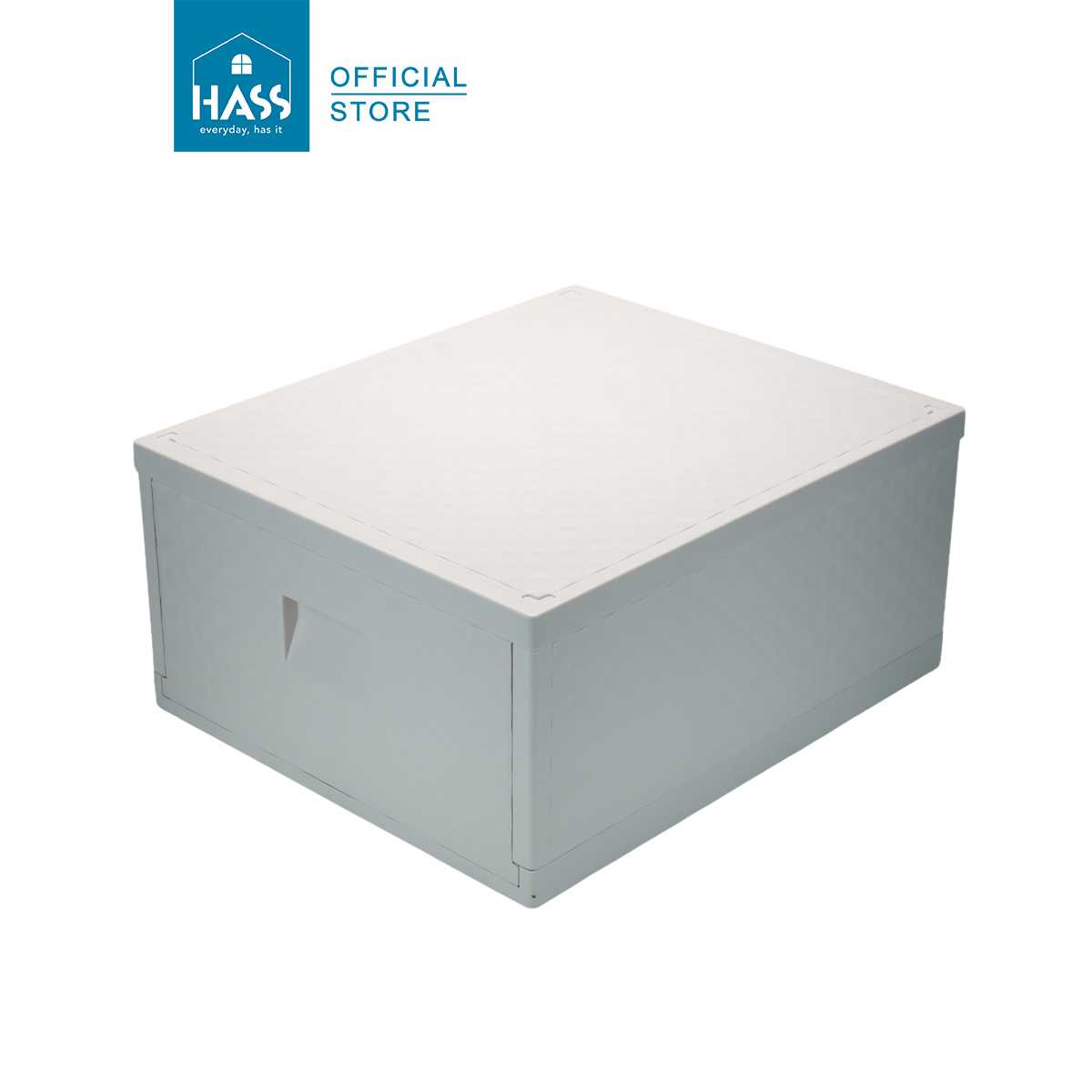 กล่องใส่ของพับได้แบบทึบสีขาว Foldable Storage Box