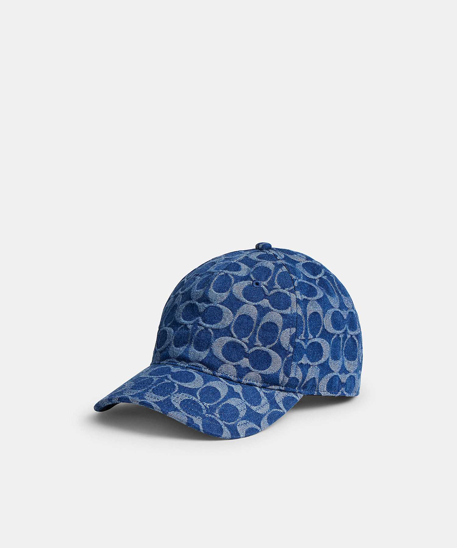 COACH SIGNATURE DENIM BASEBALL HAT CZ925 DEN  XS/S