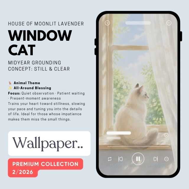 วอลเปเปอร์พรีเมี่ยมคอลเลกชั่น 2/2026 | WINDOW CAT