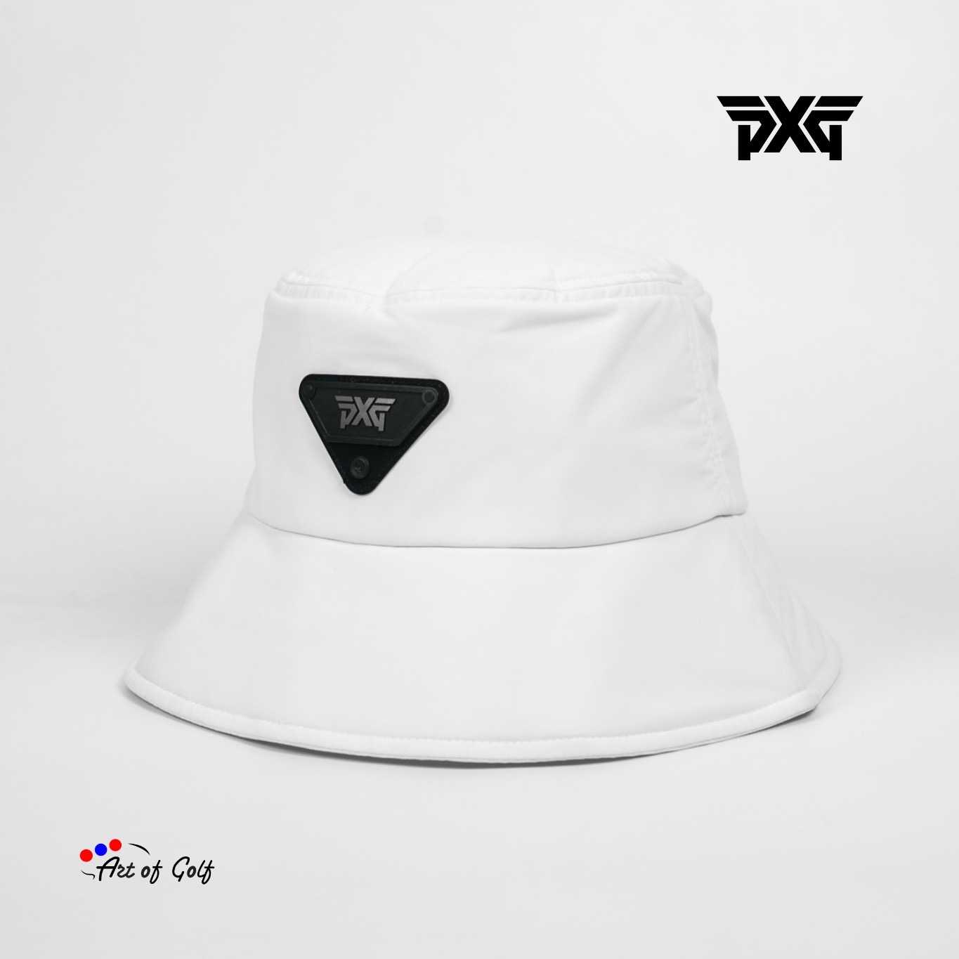 หมวก  PXG  WT DOWN BUCKET HAT (White)
