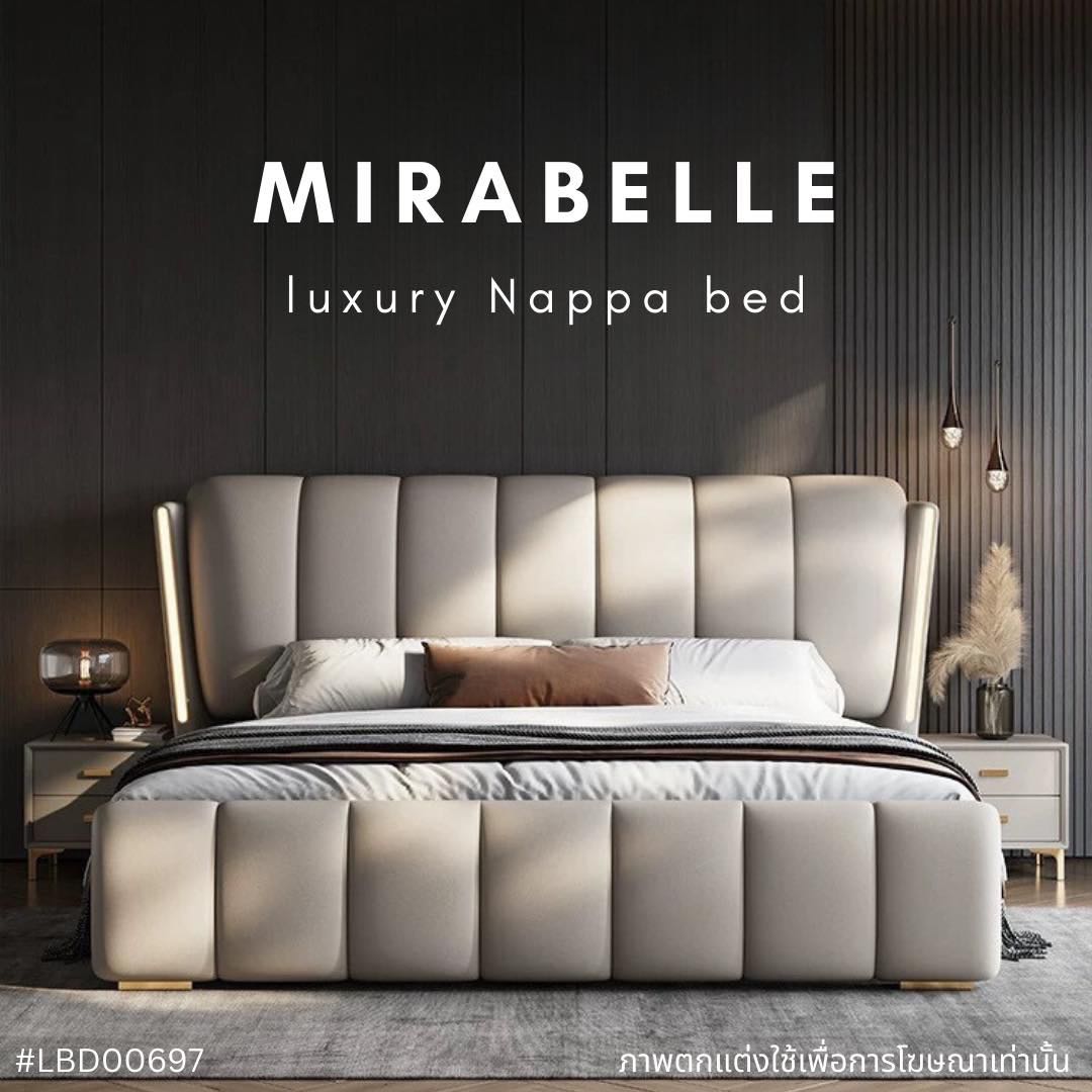MIRABELLE luxury Nappa bed