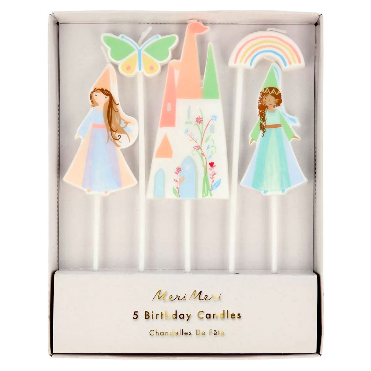 Meri Meri | Magical Princess Candles (x 5)