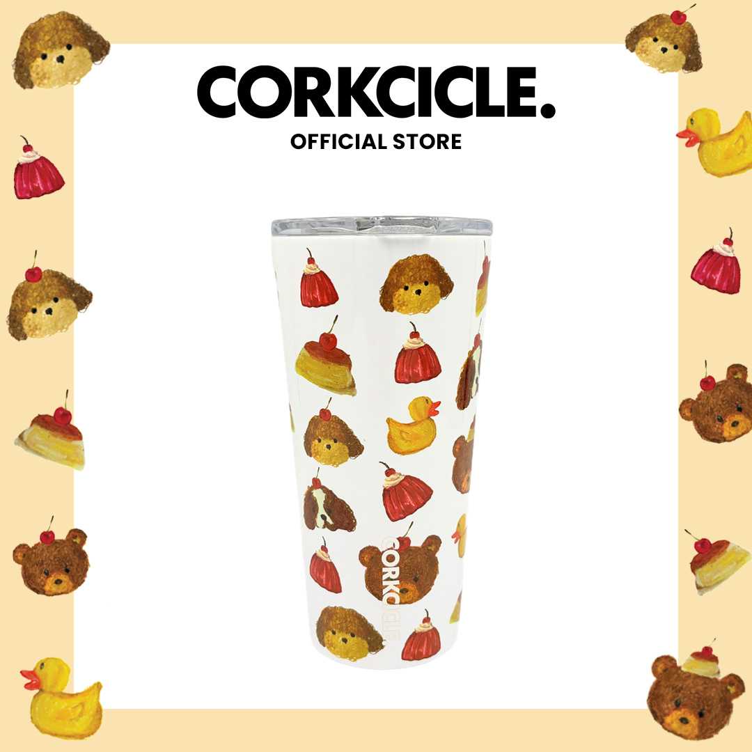 CORKCICLE : PLOY CHAVA TUMBLER 16oz (475ml) WHITE - LIMITED EDITION