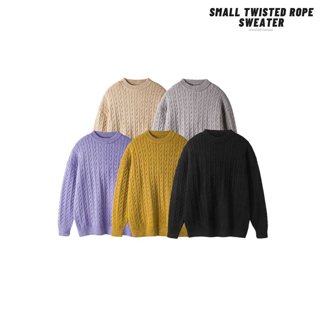 Jeera168 | Small twisted rope sweater (พรีออเดอร์)