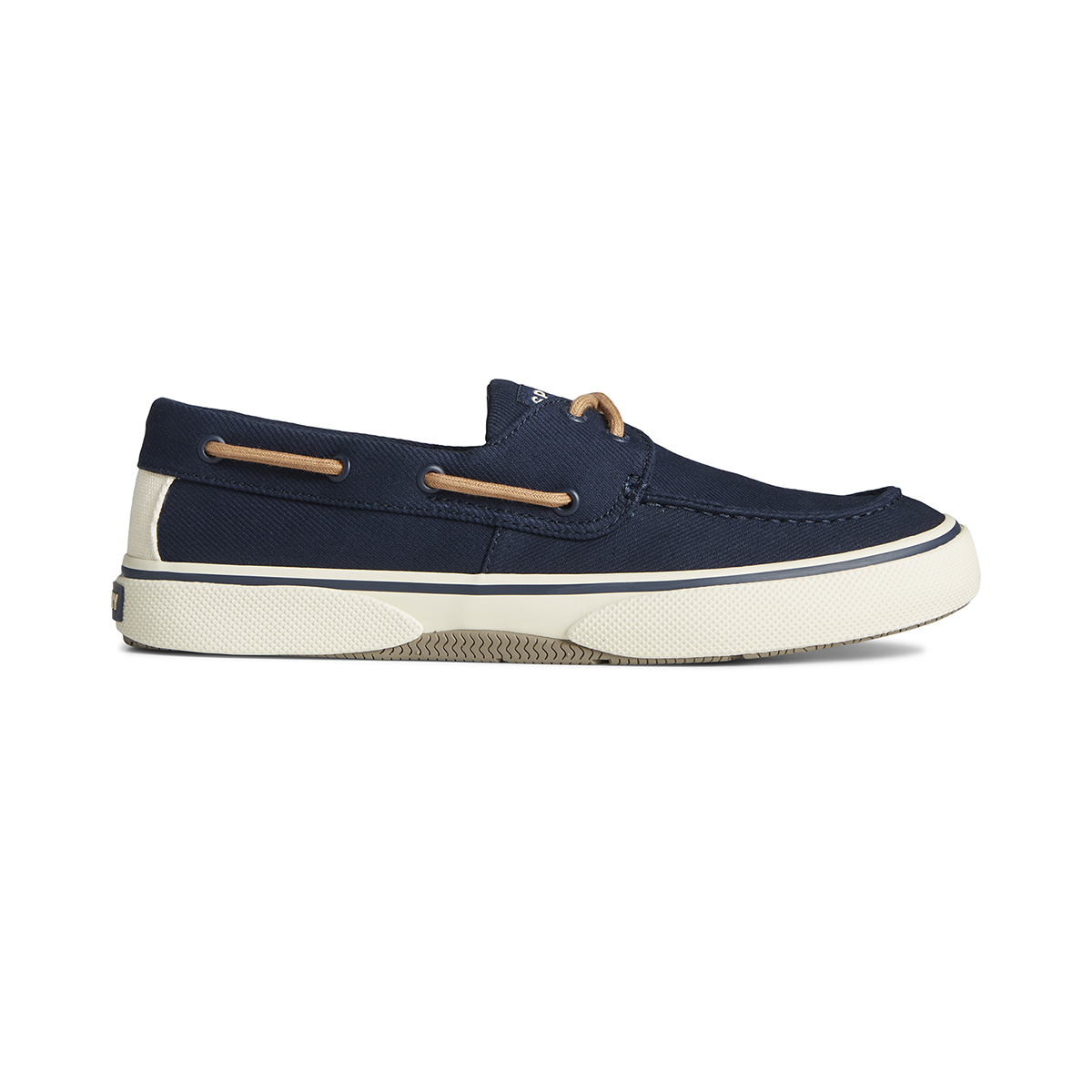 SPERRY STS25829 Seacycled Halyard 2-Eye Comfy Twill รองเท้าผ้าใบ ผู้ชาย สีกรม ( SNK )