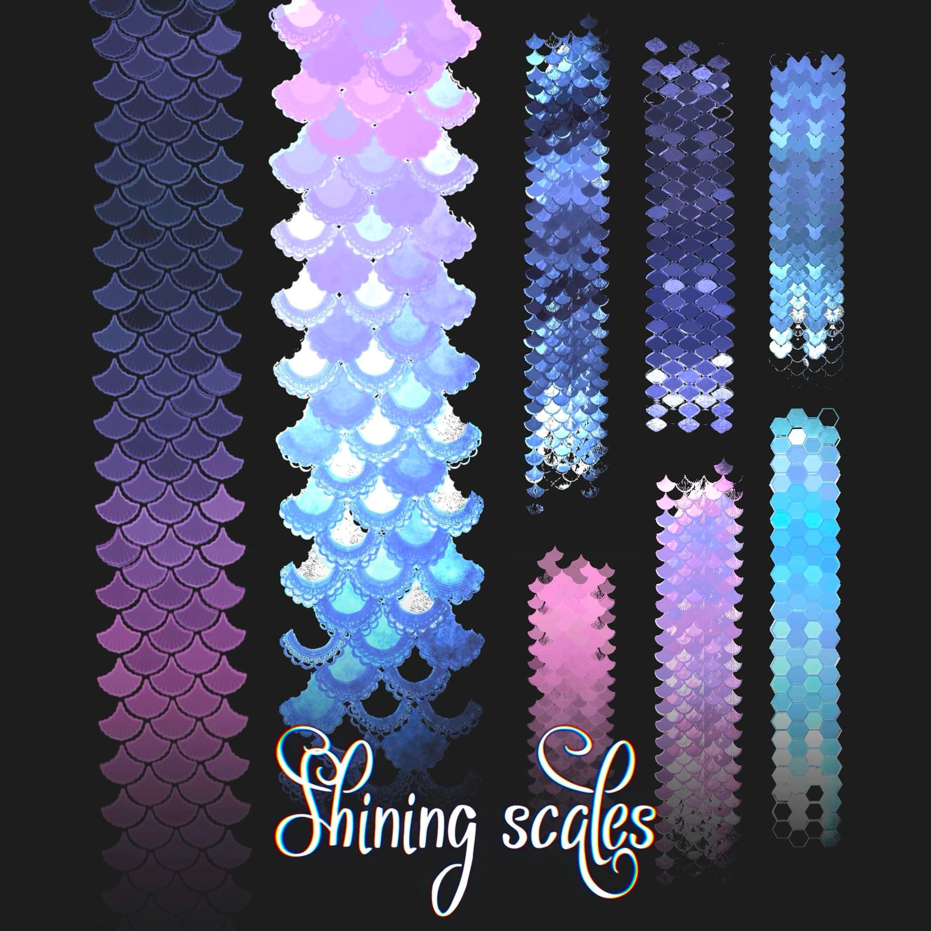 Shining scale brush (procreate)