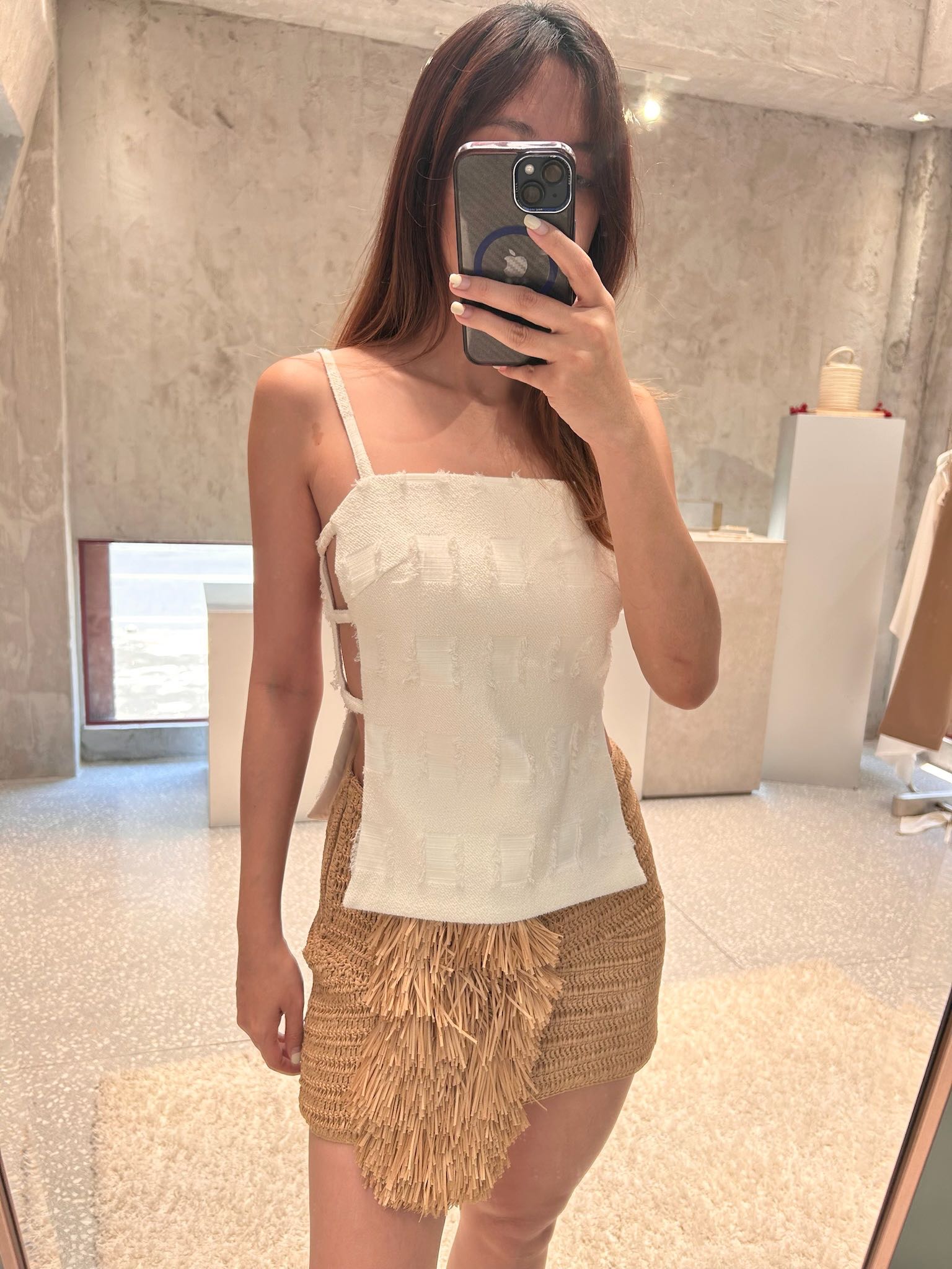 SALE! Cult Gaia SIMONE TOP - OFF WHITE