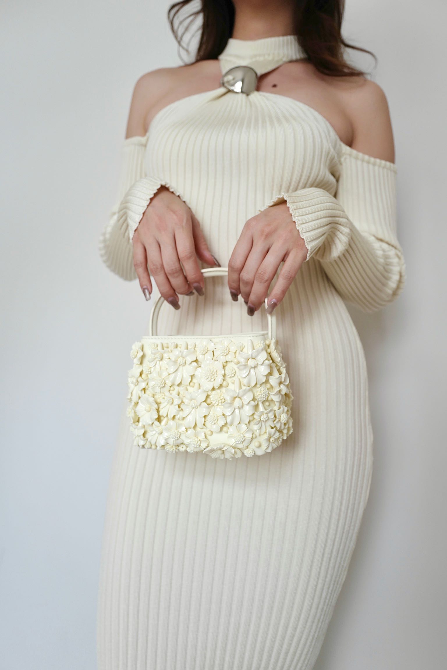 Cult Gaia SOLENE MINI BAG - IVORY