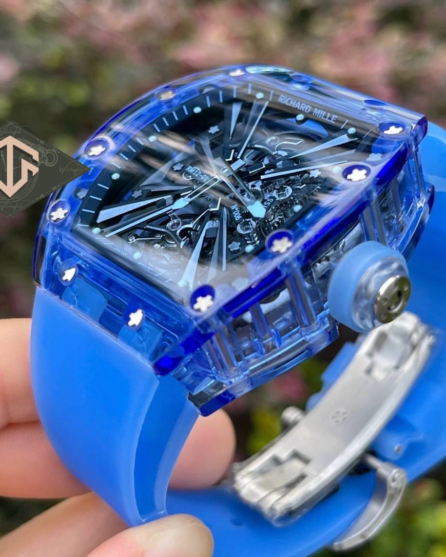 Richard Mille Rm12-01 Tourbillon Blue Sapphire Best Edition RM