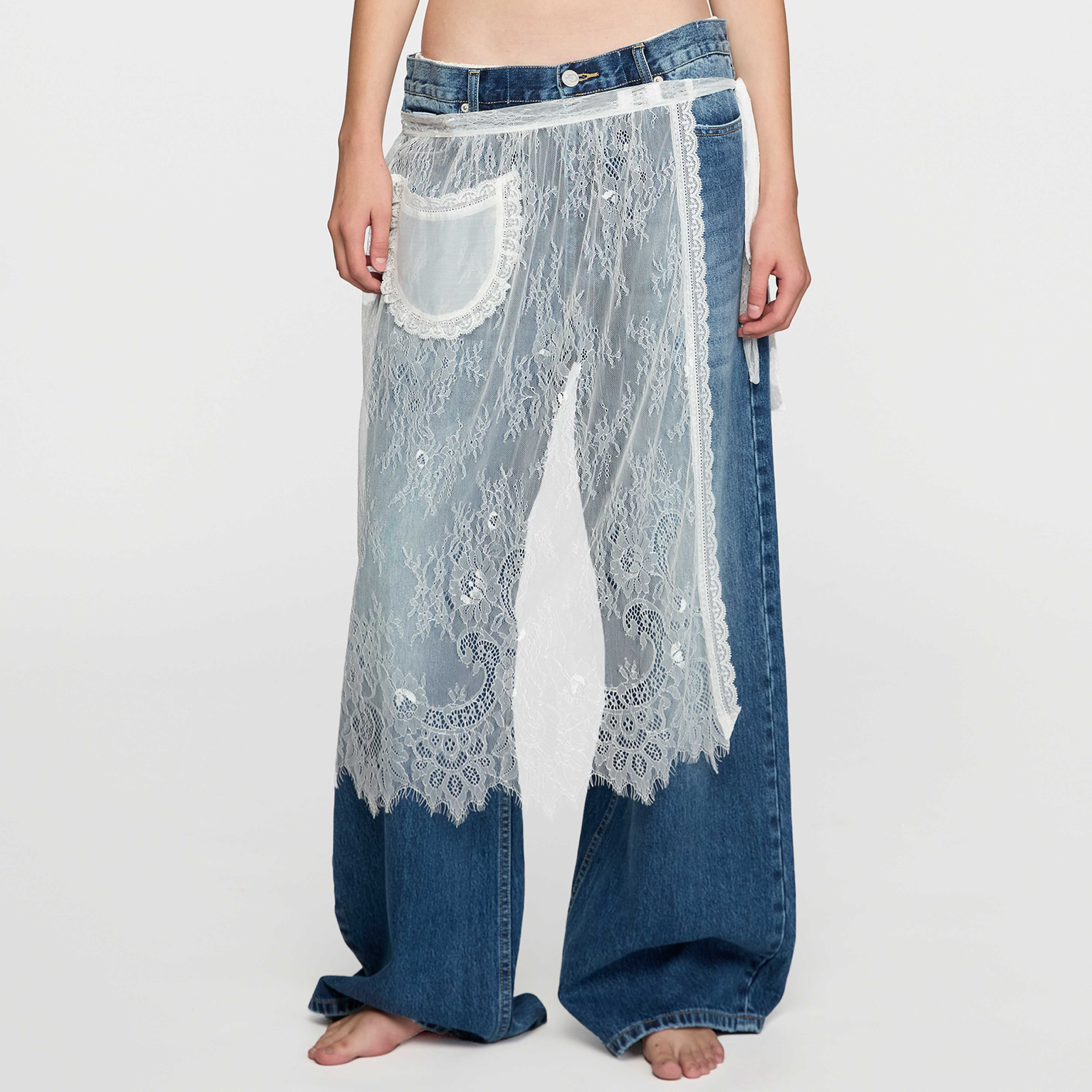 LACE WRAP SKIRT