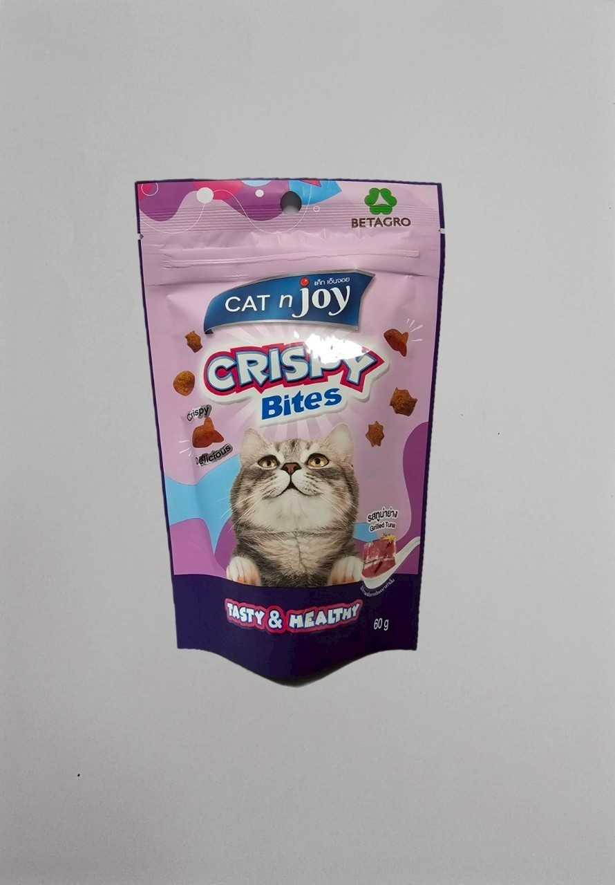 CAT n Joy  CRISPY Bites รสทูน่าย่าง