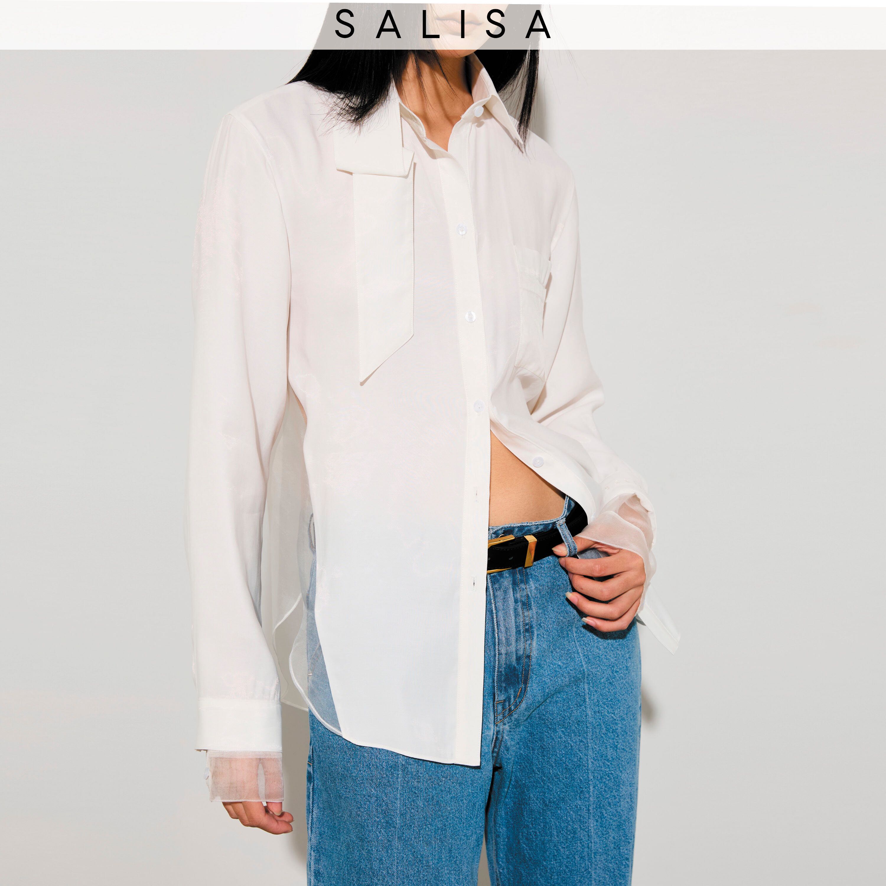 SHIRT FW24 Runway Silk or all Rayon Option เสื้อเชิ้ตแขนยาว