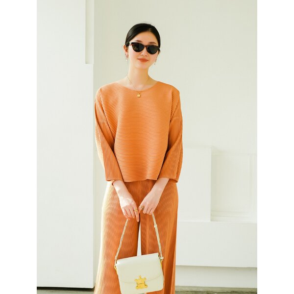 2MUAY รุ่น GJO5285 เสื้อพลีทคุณภาพ THICK LONG SLEEVE PLEATED TOP 8 สี FREE SIZE