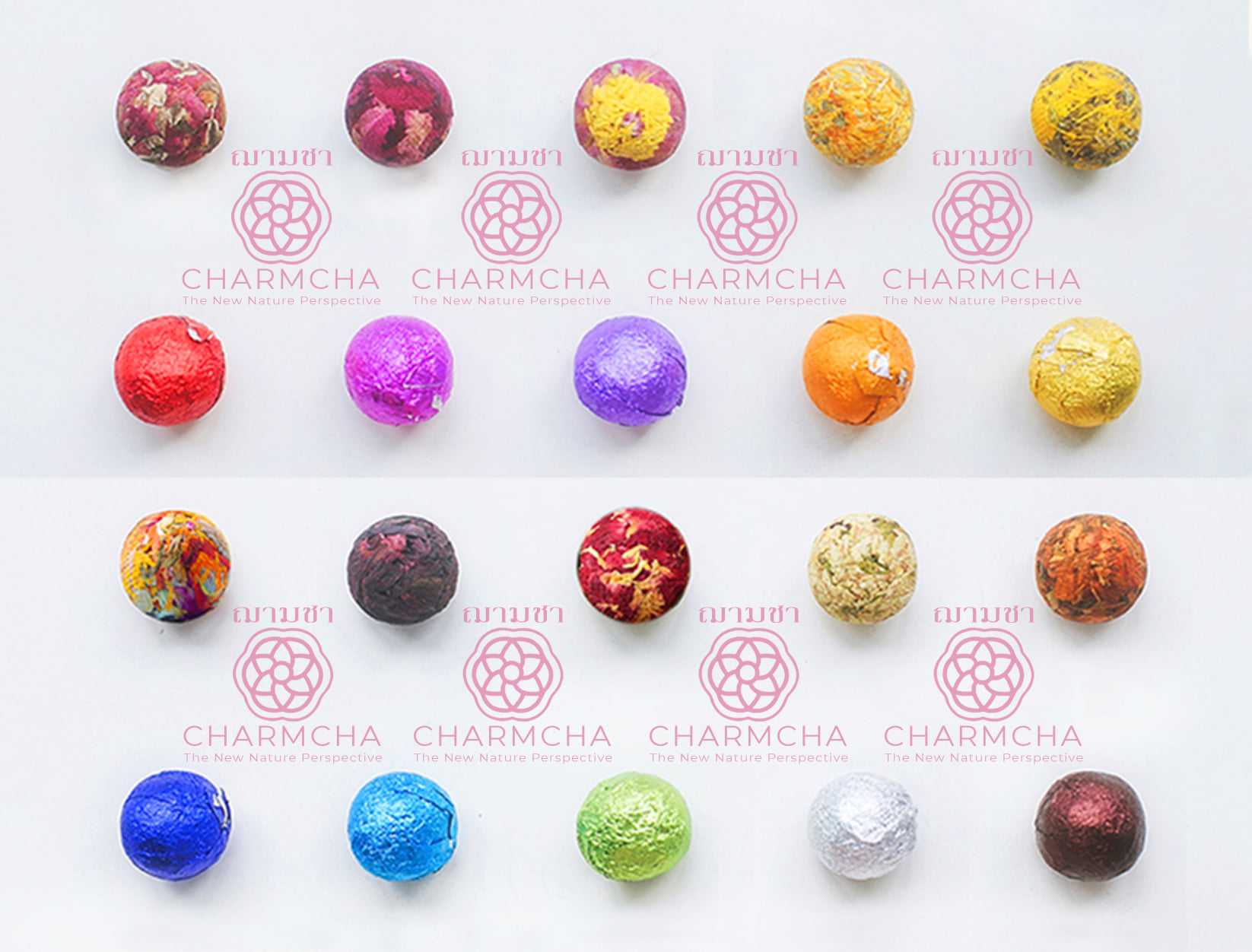 ชาดอกไม้ลูกบอล🌱 สินค้ามาใหม่!!! มีหลายชนิดดอกไม้ให้เลือก Flower Tea Ball 🌱⚽️