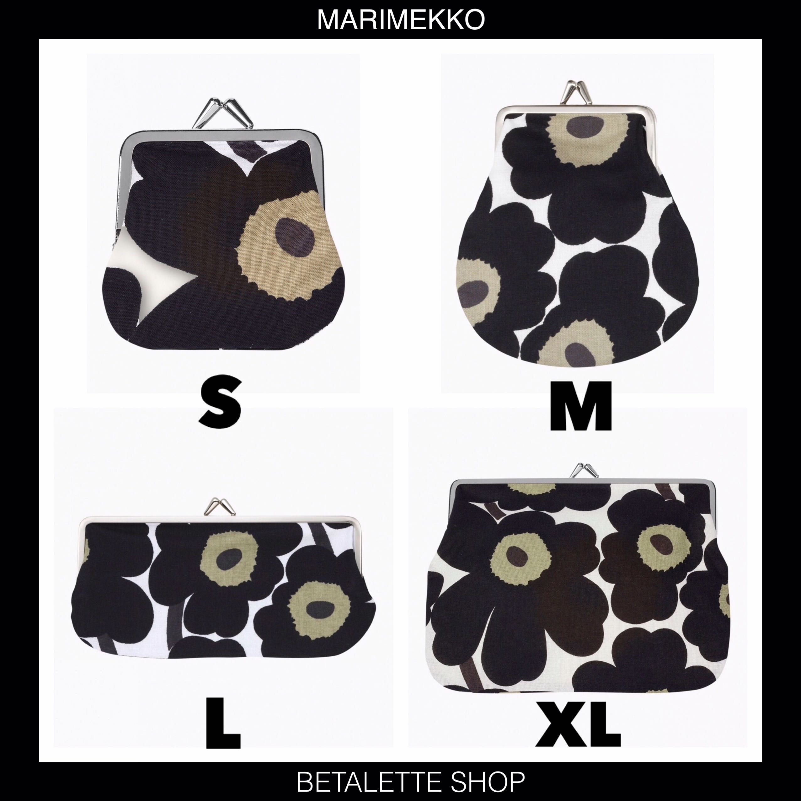 พร้อมส่ง !! 🖤 Marimekko Unikko Coin Purse สีดำ Classic 🖤