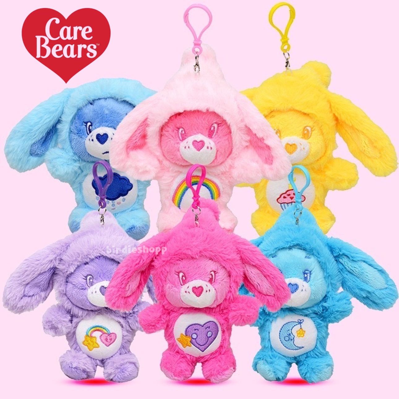 PreOrder🌈พวงกุญแจCare Bears Bunny (มี6สี)