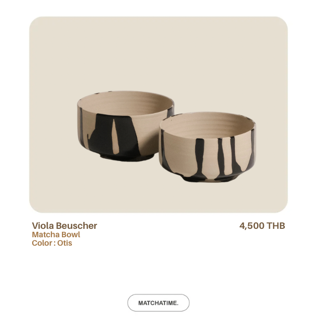 Viola Beuscher Matcha bowl - Otis