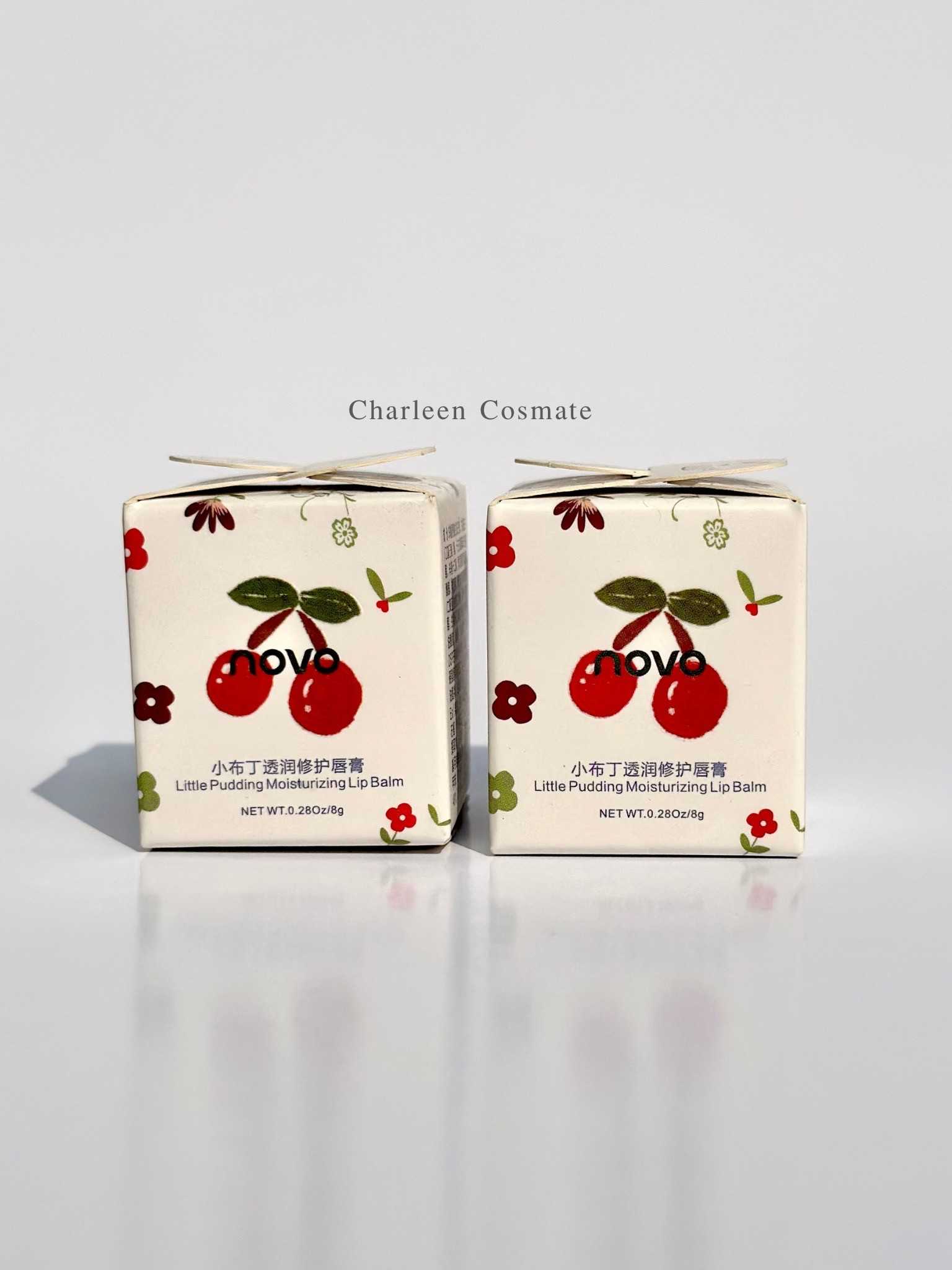 ลิปบาล์ม novo cherry lip balm สไตล์เกาหลี