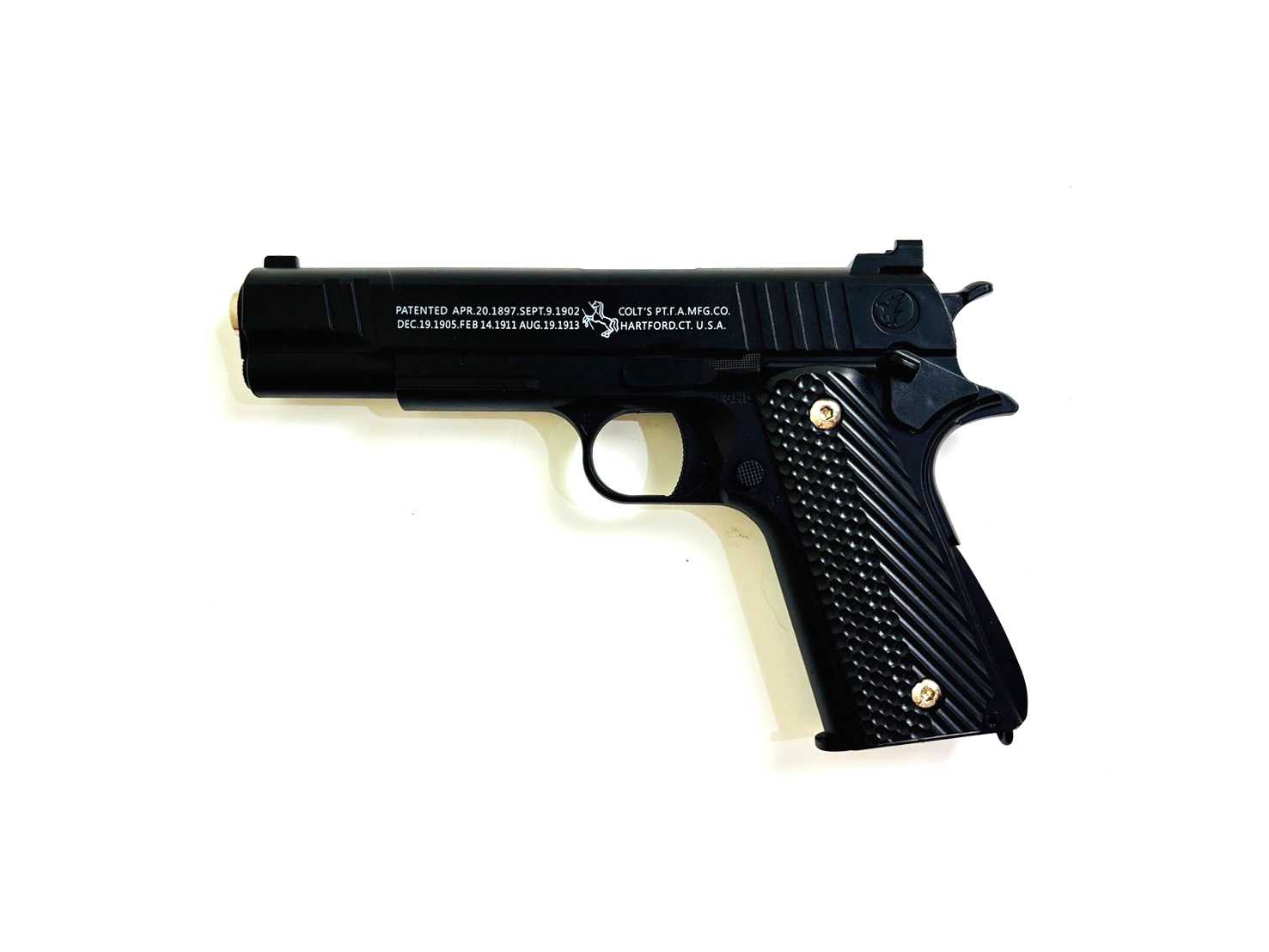 ปืนอัดลมสั้น รุ่น M1911 ระบบชักยิงทีละนัด