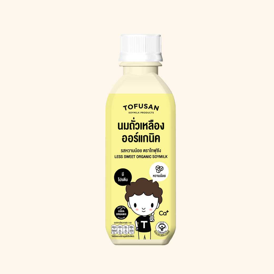 นมถั่วเหลืองออร์แกนิค สูตรหวานน้อย 250 มล.