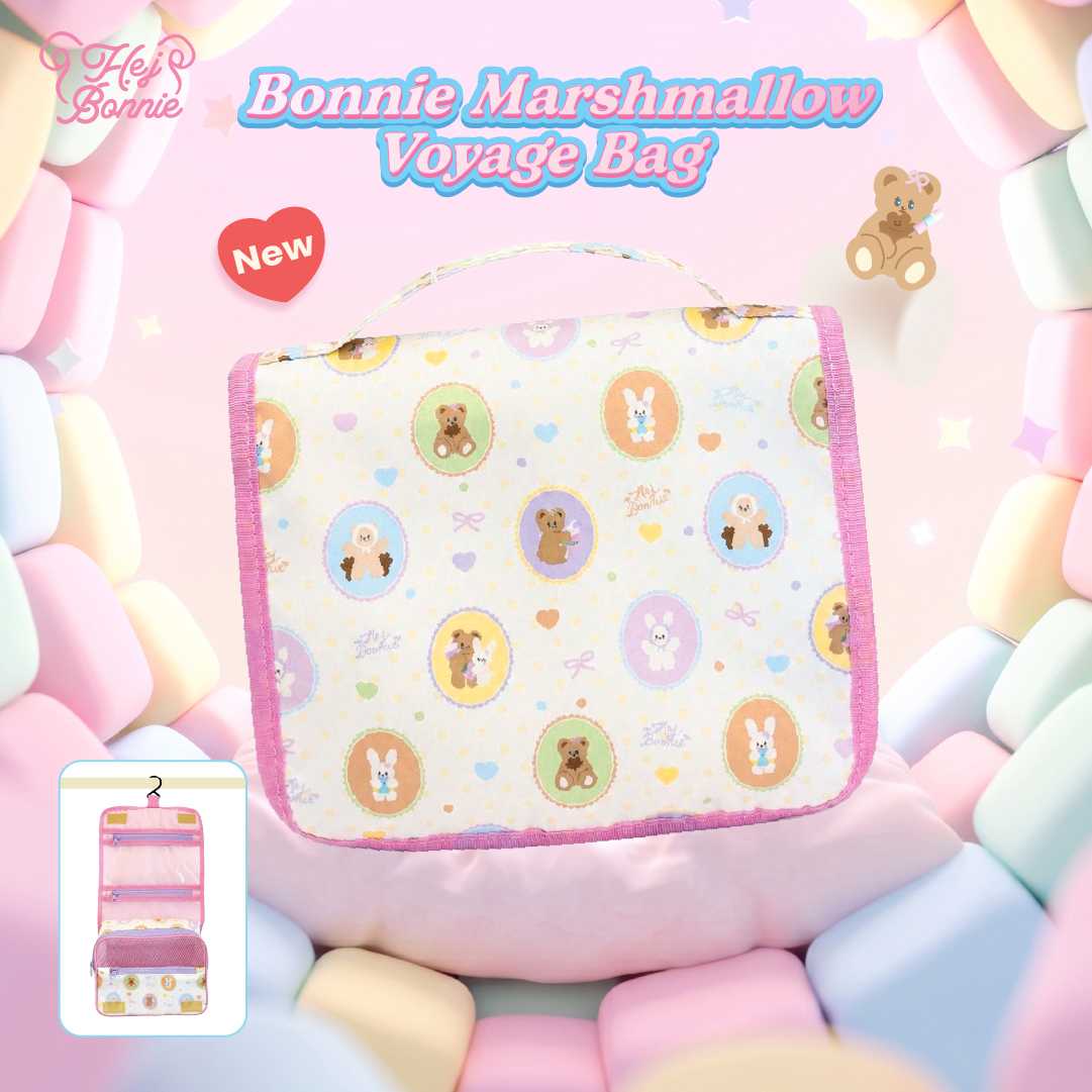 [Early-bird until 15 Sep] Bonnie Marshmallow Voyage Bag l Hej Bonnie Official