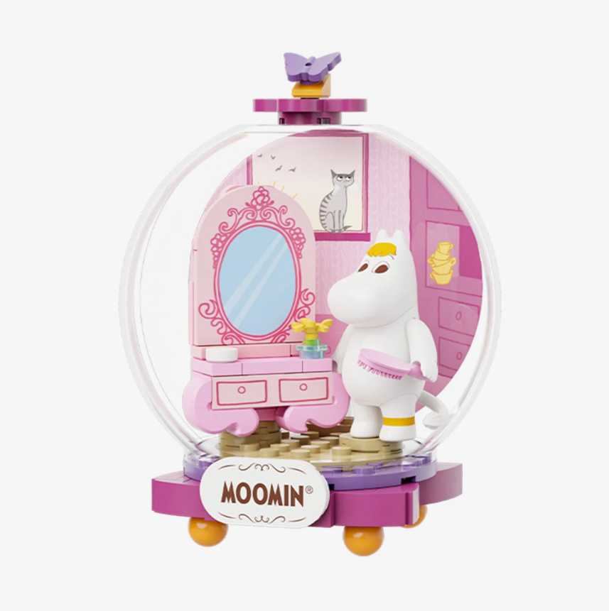 Pantasy Moomin Roam Series - Snorkmaiden's Dresser ตัวต่อพลาสติก รุ่นโต๊ะเครื่องแป้งของสน็อคไมเดน