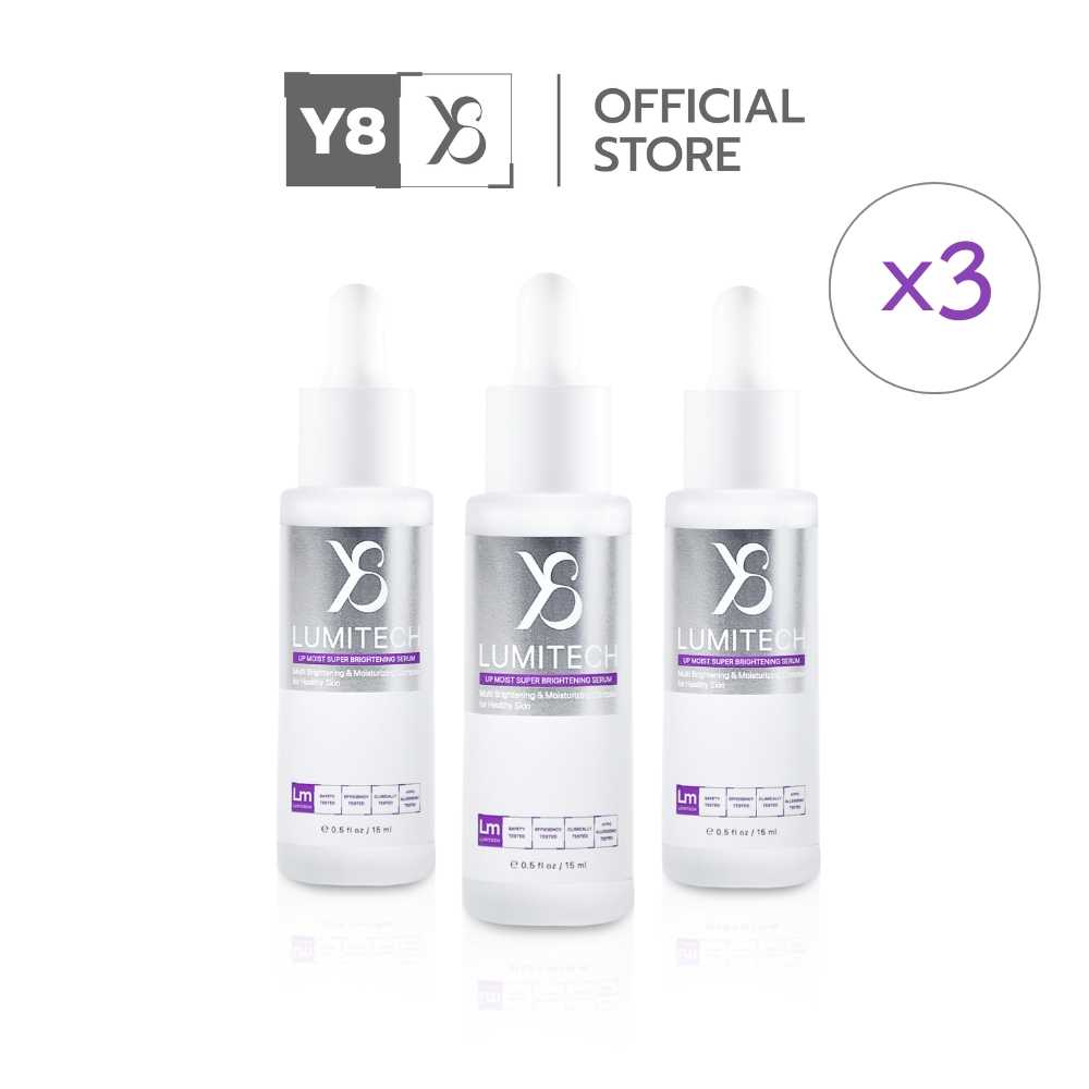 [3 ขวด] Y8 LUMITECH เซรั่มลูมิเทค 10.1 เซรั่มสูตรเข้มข้น ผิวกระจ่างใส ลดริ้วรอยจุดด่างดำ  [Y8013(3)]