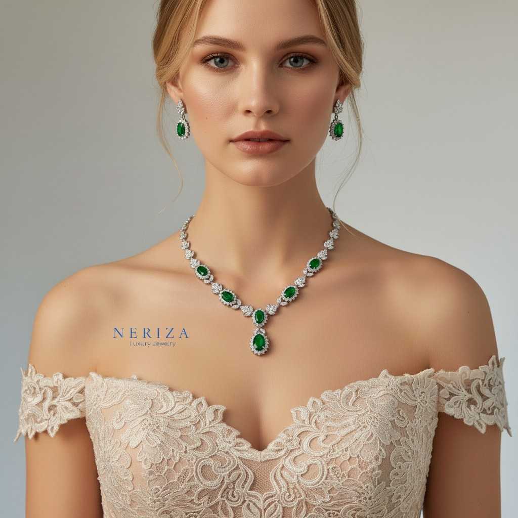 ชุดเครื่องประดับเพชรสังเคราะห์ NZC042