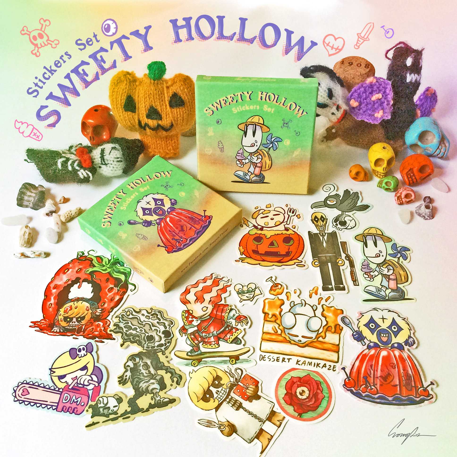 Sweety Hollow sticker set
