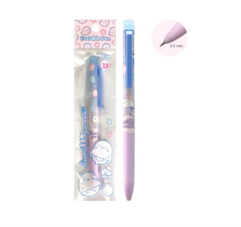 BR ปากกาลบได้ ลิขสิทธิ์แท้ 100% Sanrio / San-X ขนาด 0.5 mm. เขียนลื่น ลบสะอาด ไม่ทิ้งรอย (Sumikko)