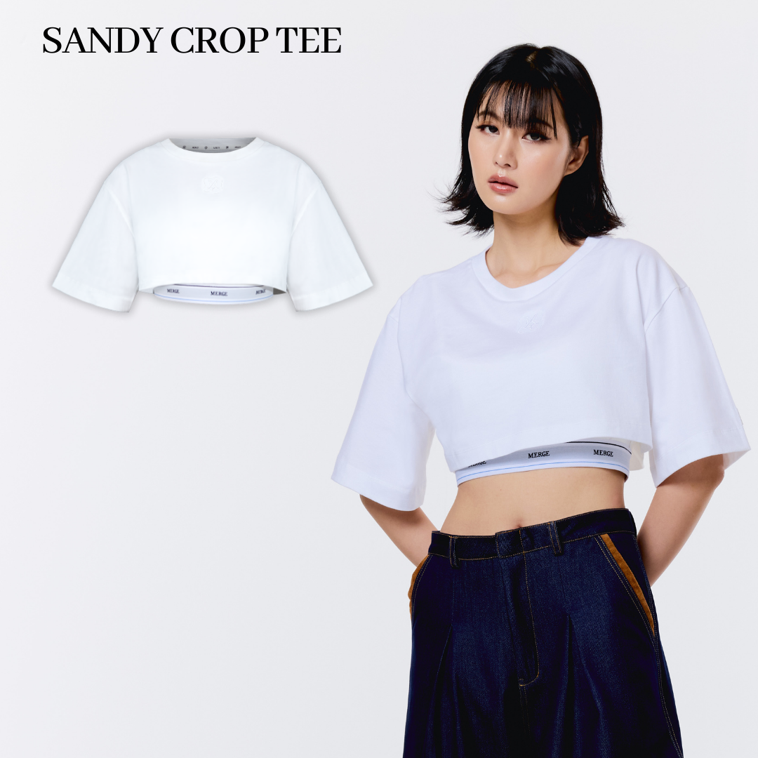 Merge Official - Sandy Crop Tee (พร้อมส่ง)