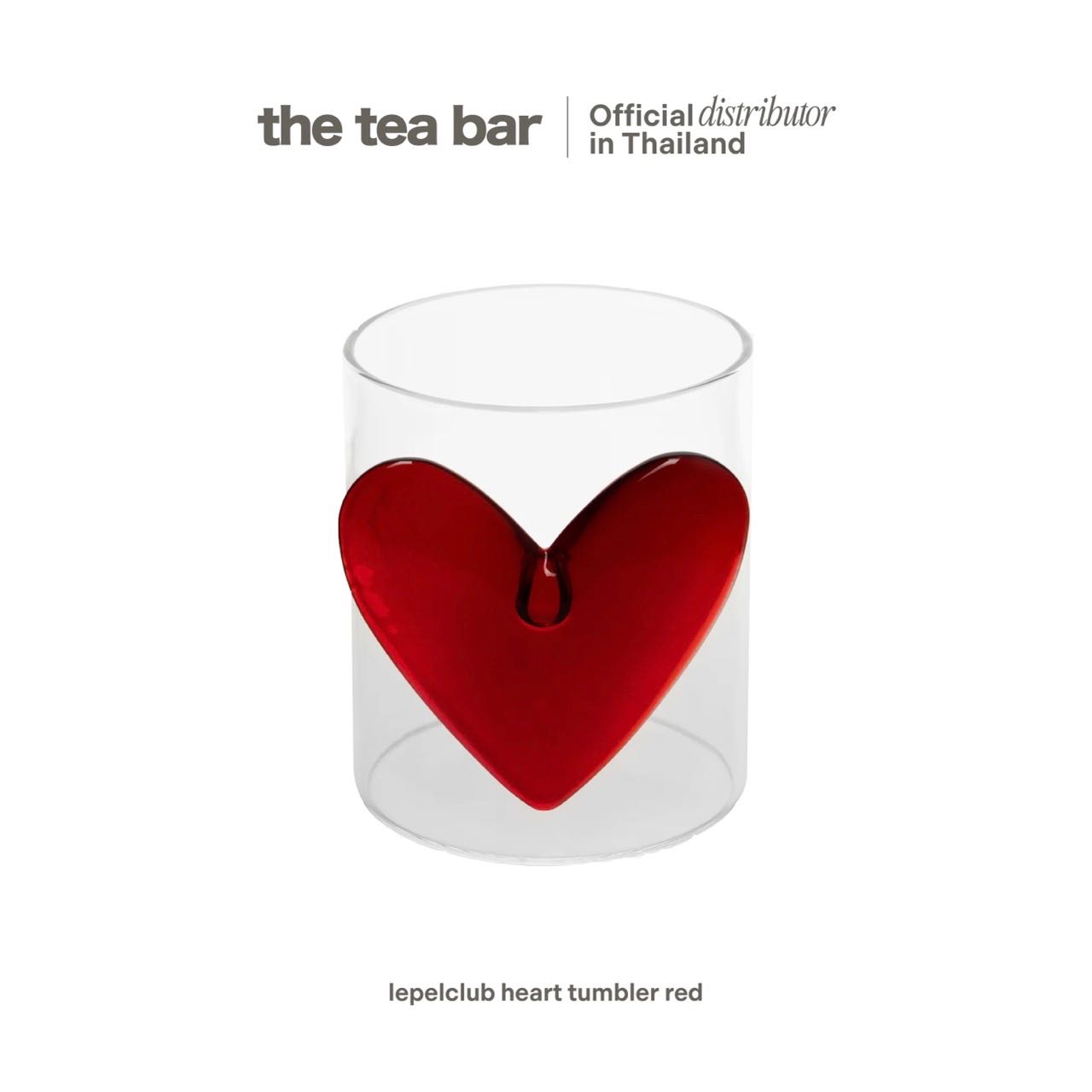 LEPELCLUB heart tumbler red