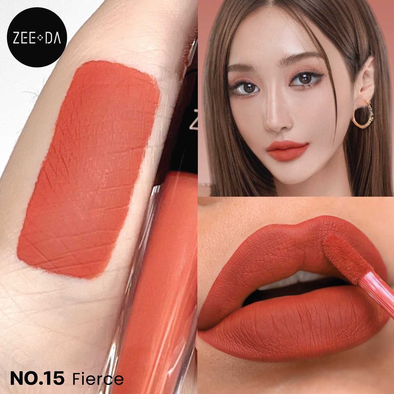 Zeeda #15 สีส้มแท้ๆ (Fierce)