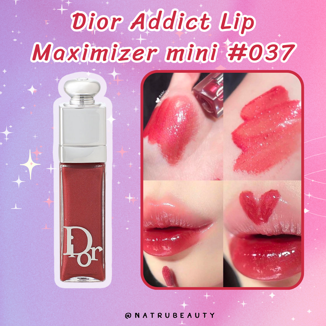 Dior Addict Lip Maximizer 2ml Mini #037  Intense Rose ของแท้ พร้อมส่ง